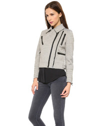 Женская серая косуха от Glamorous