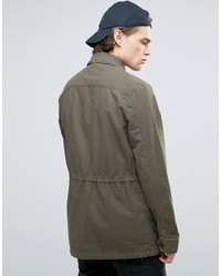 Мужская серая куртка в стиле милитари от Asos