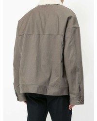 Мужская серая куртка в стиле милитари от Undercover