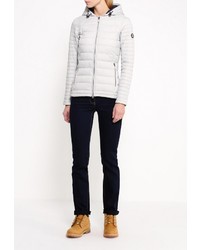 Женская серая куртка-пуховик от Barbour