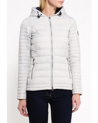 Женская серая куртка-пуховик от Barbour