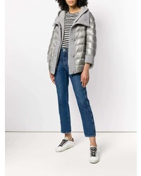 Женская серая куртка-пуховик от Herno