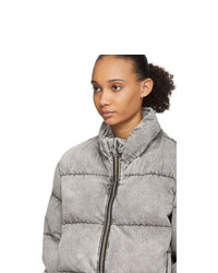 Женская серая куртка-пуховик от Alexander Wang