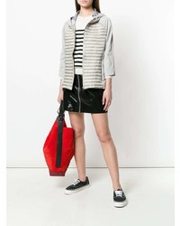 Женская серая куртка-пуховик от Save The Duck