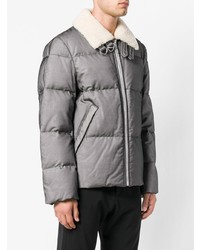Мужская серая куртка-пуховик от Helmut Lang