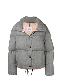 Женская серая куртка-пуховик от Moncler