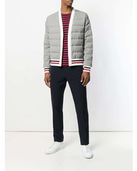 Мужская серая куртка-пуховик от Moncler