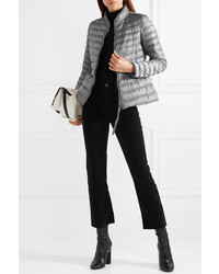 Женская серая куртка-пуховик от Moncler