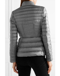 Женская серая куртка-пуховик от Moncler