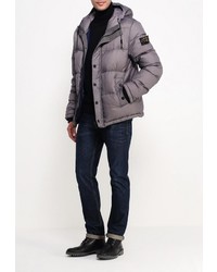 Мужская серая куртка-пуховик от Sela