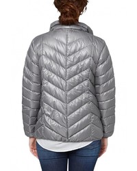 Женская серая куртка-пуховик от Triangle by s.Oliver