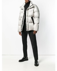 Мужская серая куртка-пуховик от Tom Ford