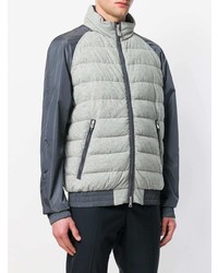 Мужская серая куртка-пуховик от Peuterey