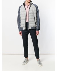 Мужская серая куртка-пуховик от Peuterey