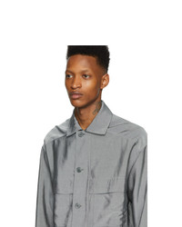 Мужская серая куртка-рубашка от 3.1 Phillip Lim