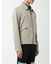 Мужская серая куртка-рубашка от Lanvin