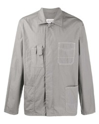 Мужская серая куртка-рубашка от Maison Margiela