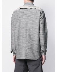 Мужская серая куртка-рубашка от Rick Owens