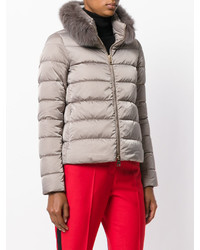 Женская серая куртка от Herno