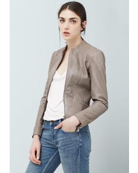 Женская серая куртка от Mango