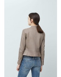 Женская серая куртка от Mango