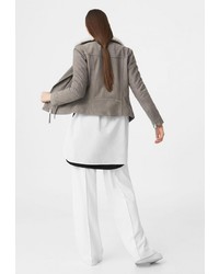 Женская серая куртка от Mango