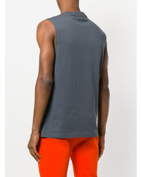 Мужская серая майка с принтом от Ron Dorff