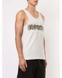 Мужская серая майка с принтом от Supreme