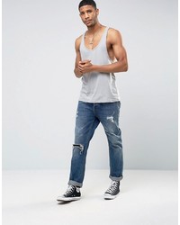 Мужская серая майка от Asos