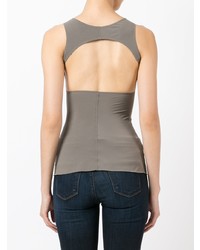 Женская серая майка от Rick Owens Lilies