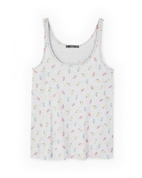 Женская серая майка от Mango