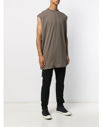 Мужская серая майка от Rick Owens DRKSHDW