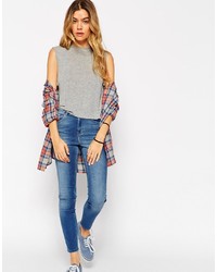 Женская серая майка от Asos