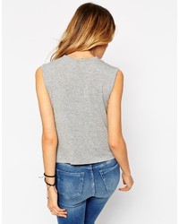 Женская серая майка от Asos