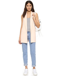 Женская серая майка от DKNY