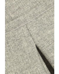 Серая мини-юбка со складками от Miu Miu