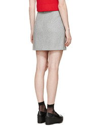 Серая мини-юбка от Carven