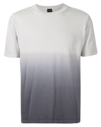 Мужская серая омбре футболка с круглым вырезом от D'urban