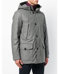 Мужская серая парка от Woolrich