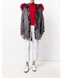 Женская серая парка от Mr & Mrs Italy