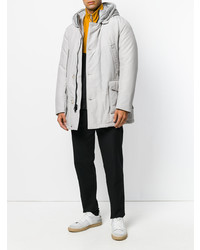 Мужская серая парка от Woolrich