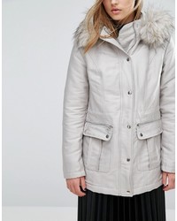 Женская серая парка от Miss Selfridge