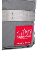 Мужская серая поясная сумка из плотной ткани от Andrea Crews