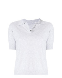 Женская серая рубашка поло от Maison Margiela