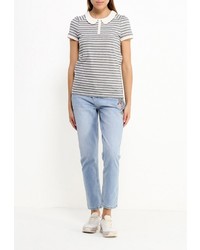 Женская серая рубашка поло от Naf Naf