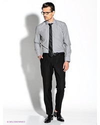 Мужская серая рубашка с длинным рукавом от Alex DANDY