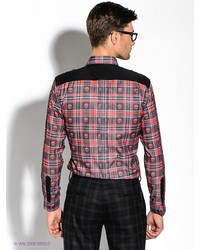 Мужская серая рубашка с длинным рукавом от Alex DANDY