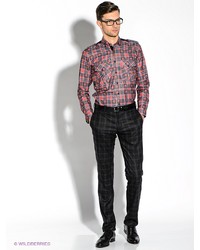 Мужская серая рубашка с длинным рукавом от Alex DANDY