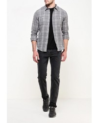 Мужская серая рубашка с длинным рукавом от Another Influence