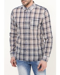 Мужская серая рубашка с длинным рукавом от Bellfield